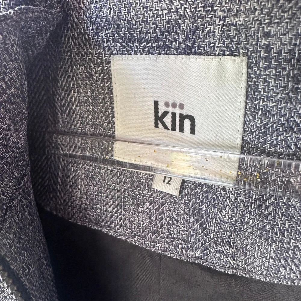 Kin woman’s jacket size 12- navy - Picture 5 of 6